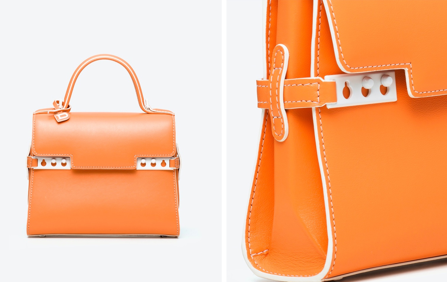 tempete包型立体,挺括,线条非常利落,这让它一跃成为delvaux最具