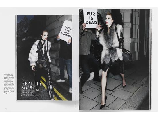 模特Raquel Zimmermann,法国版《Vogue》的八月刊